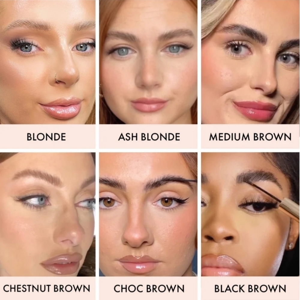Iconic London Tint & Texture Brow Perfecting Gel: Chestnut Brown, NIB - Picture 4 of 4